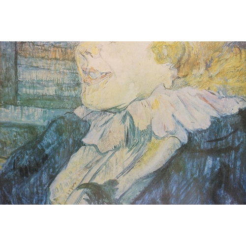 79 - Pair after Toulouse-Lautrec (1864 - 1901), portrait of Miss Dolly together with Madame Poupoule In T... 