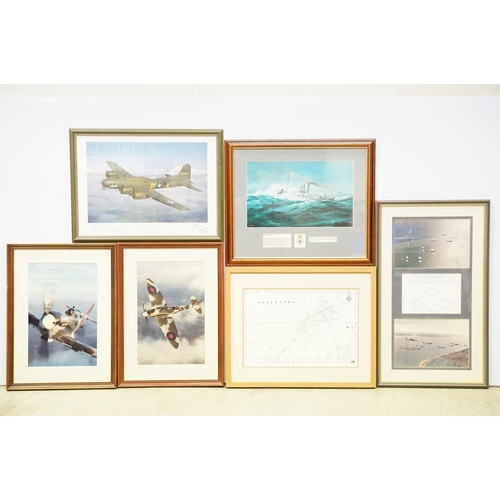 82 - Two Carolyn Grace signed aviation photographs, each 36 x 23cm, John M Dibbs, Castle in the Clouds, p... 