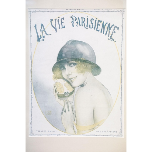 88 - La Vie Parisienne magazine excerpts to include: Eloge de la Petite Reine, 29 x 47cm,  front cover, d... 