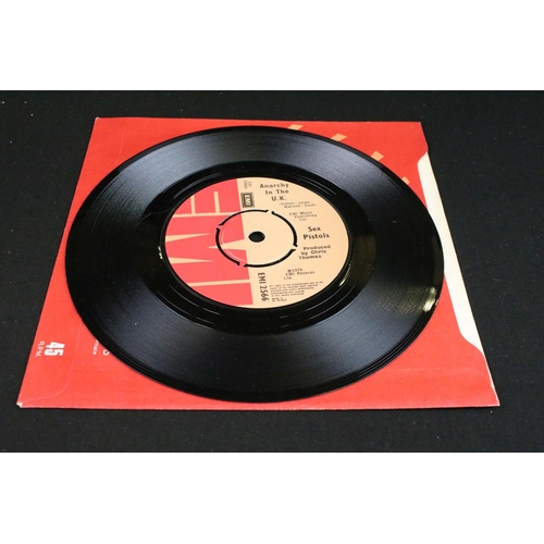 1002 - Vinyl - Sex Pistols – Anarchy In The U.K. Original UK 1976 pressing 7” single with corrected produce... 