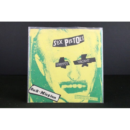 1005 - Vinyl - 6 Original 1st pressing 7” singles by the Sex Pistols including foreign pressings to include... 