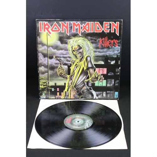 118 - Vinyl - 3 Original UK pressing Iron Maiden LPs to include Iron Maiden (EMC 3330, A1/B1 matrices) vg+... 