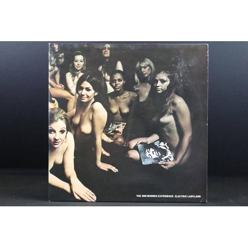 120 - Vinyl - 4 Jimi Hendrix LPs to include Electric Ladyland (Polydor 2310270) Ex, In The West (2302018) ... 