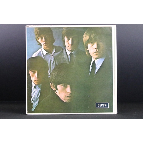 124 - Vinyl - 13 The Rolling Stones 1960s LPs to include self titled (unboxed Decca), No.2 (unboxed Decca,... 