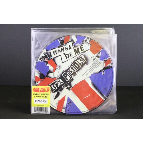 1006 - Vinyl - 5 Limited Edition numbered picture disc 7” singles by the Sex Pistols, to include: Pretty Va... 