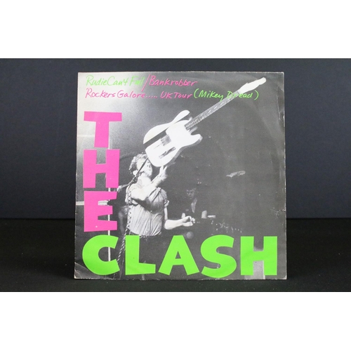 1011 - Vinyl - The Clash – Rudie Can't Fail. Original Dutch only 7” single, with textured picture sleeve, C... 