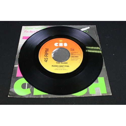 1011 - Vinyl - The Clash – Rudie Can't Fail. Original Dutch only 7” single, with textured picture sleeve, C... 