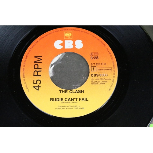 1011 - Vinyl - The Clash – Rudie Can't Fail. Original Dutch only 7” single, with textured picture sleeve, C... 