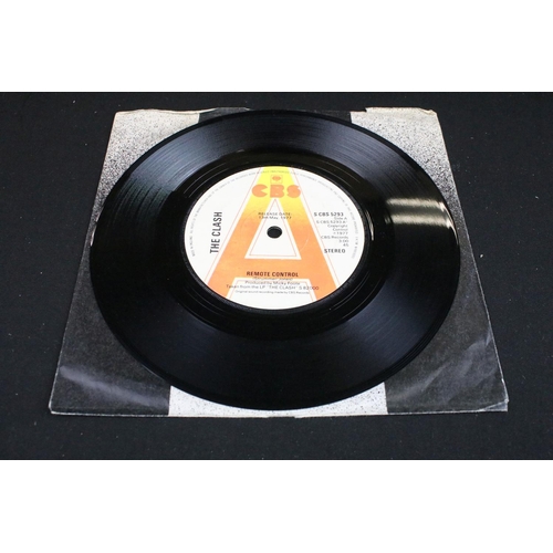 1013 - Vinyl - 2 UK Original 1st pressing demo / promo singles by The Clash to include: Remote Control (197... 