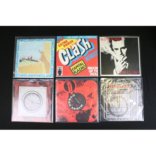 1016 - Vinyl - 24 Original UK 7” singles and one Box set by The Clash spanning their career, including 2 pi... 