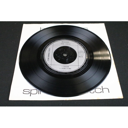 1018 - Vinyl - Buzzcocks - Spiral Scratch EP. Original UK 1977 1st pressing with moulded plastic label and ... 