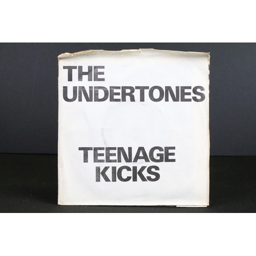 1021 - Vinyl - The Undertones - Teenage Kicks. Original UK 1978 1st pressing 7” single with white wraparoun... 