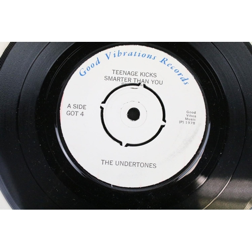 1021 - Vinyl - The Undertones - Teenage Kicks. Original UK 1978 1st pressing 7” single with white wraparoun... 