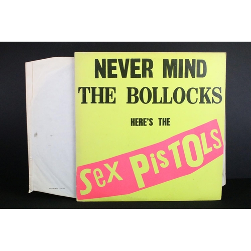 1007 - Vinyl - 2 albums by the Sex Pistols to include: Never Mind The B****cks (UK A5 / B5 matrices 12 trac... 