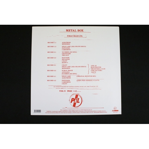 1009 - Vinyl - Public Image Ltd. – Metal Box. Original UK 2016 4 albums in square metal box with plus 72 pa... 