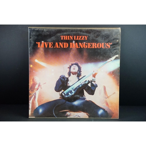 102 - Vinyl - 11 Thin Lizzy LPs spanning their career, at least vg overall