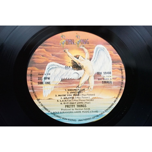 105 - Vinyl - 5 The Pretty Things LPs including Parachutes (original Harvest pressing with no EMI), at lea... 