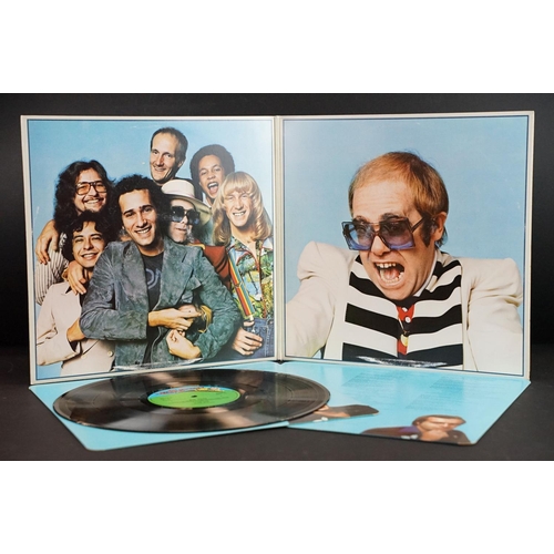 107 - Vinyl - 9 Elton John LPs spanning his career including Goodbye Yellow Brick Road (yellow vinyl), vg+... 