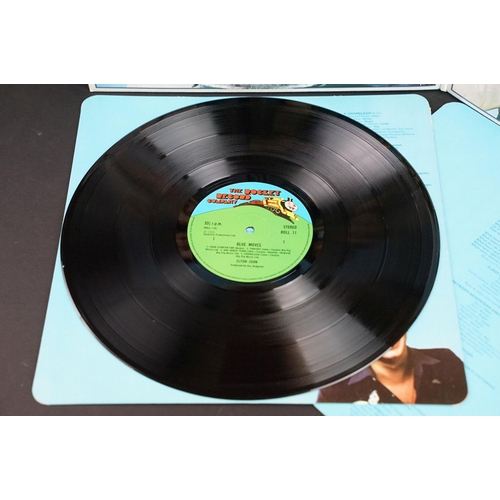 107 - Vinyl - 9 Elton John LPs spanning his career including Goodbye Yellow Brick Road (yellow vinyl), vg+... 