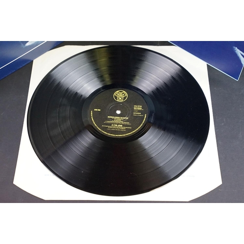 107 - Vinyl - 9 Elton John LPs spanning his career including Goodbye Yellow Brick Road (yellow vinyl), vg+... 