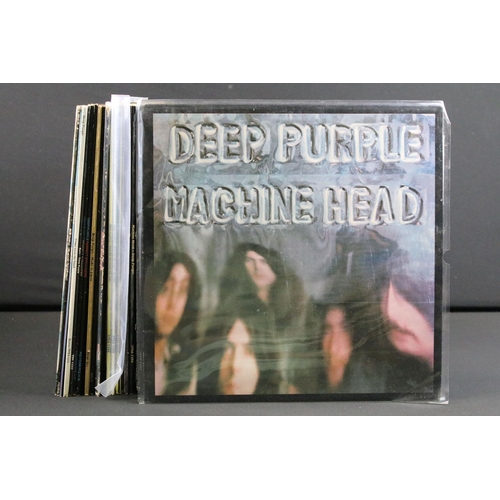 209 - Vinyl - 18 Deep Purple LPs spanning their career with some duplication, at least vg overall