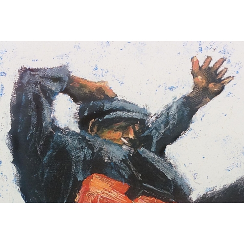 188 - Alexander Millar (Scottish, 1960), Cowboys, limited edition giclée, signed in pencil lower right, ar... 