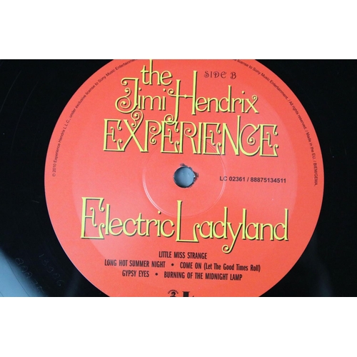 132 - Vinyl - 2 recent issue Jimi Hendrix LPs to include Electric Ladyland (2LP Experience Hendrix – 88875... 