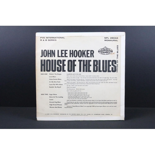 137 - Vinyl - John Lee Hooker House Of The Blues LP on Pye International NPL 28042, original UK 1st pressi... 