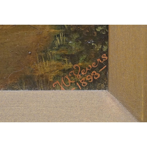 143 - S Y Johnson, a pair, On the Dart, Devonshire, oil on canvas, monogrammed JS lower left, label verso ... 