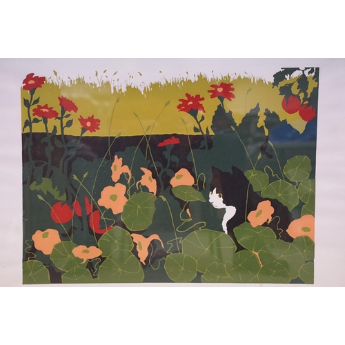 146 - Lorna Massie (American b.1938), October Garden, limited edition print, signed lower right and number... 