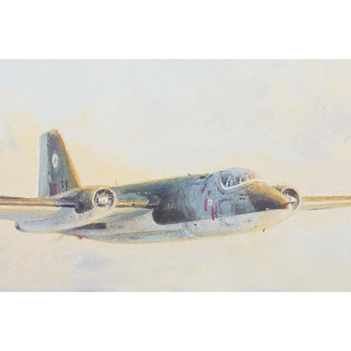 150 - Robert Taylor (British, 1946), Canberras over Cambridgeshire, limited edition print, signed in penci... 