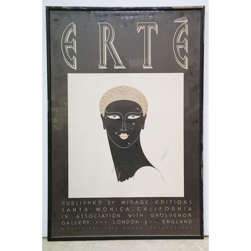 127 - Erte poster, Published by Mirage Editions, Santa Monica, California in Association with Grosvenor Ga... 