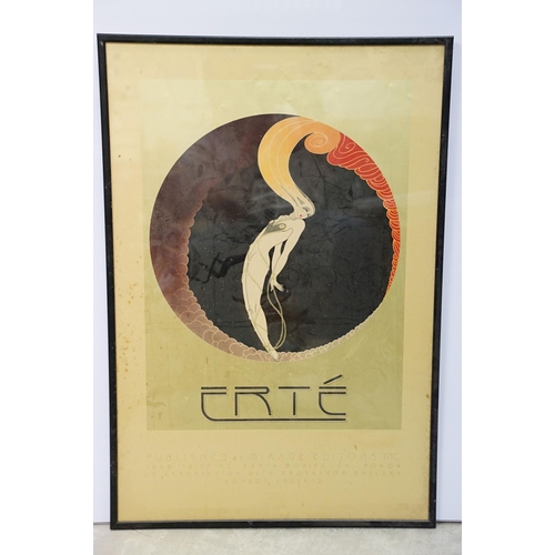 Erte poster, Published by Mirage Editions, Santa Monica, California in ...