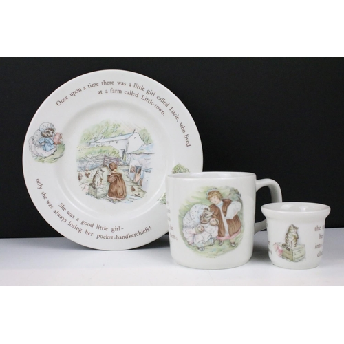 76 - Collection of ten Beswick & Royal Albert Beatrix Potter figures, featuring gold backstamps, to inclu... 