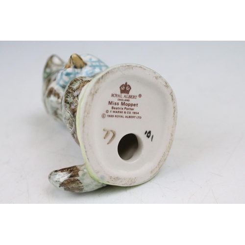 76 - Collection of ten Beswick & Royal Albert Beatrix Potter figures, featuring gold backstamps, to inclu... 