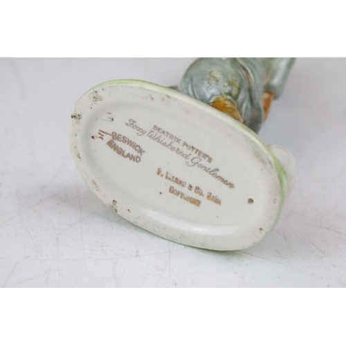 76 - Collection of ten Beswick & Royal Albert Beatrix Potter figures, featuring gold backstamps, to inclu... 