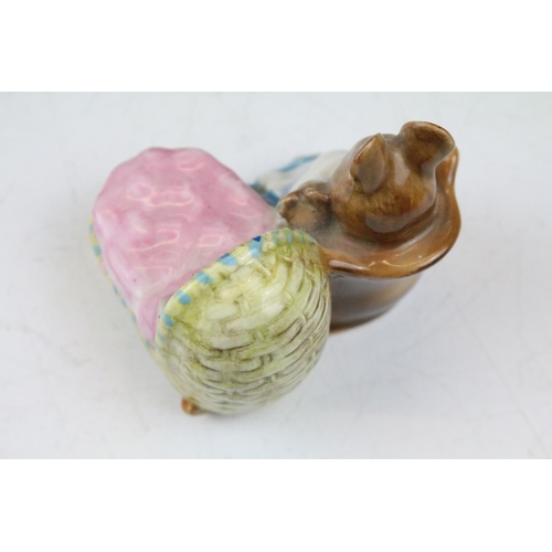 76 - Collection of ten Beswick & Royal Albert Beatrix Potter figures, featuring gold backstamps, to inclu... 