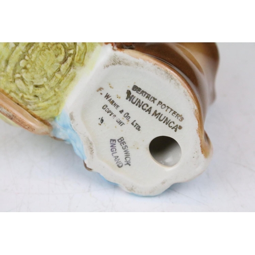 76 - Collection of ten Beswick & Royal Albert Beatrix Potter figures, featuring gold backstamps, to inclu... 