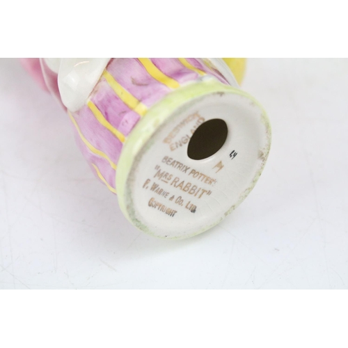 76 - Collection of ten Beswick & Royal Albert Beatrix Potter figures, featuring gold backstamps, to inclu... 