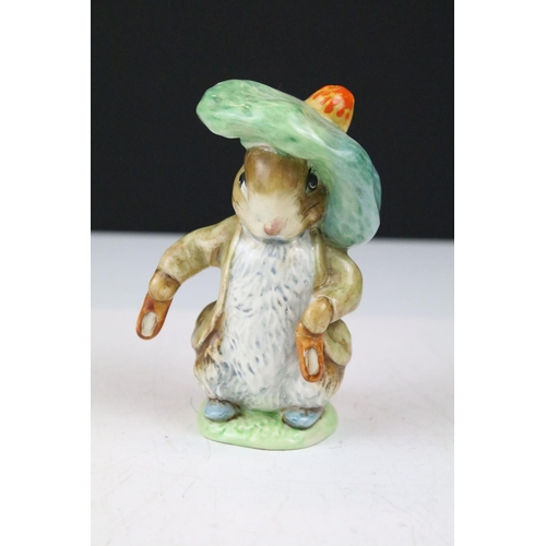 76 - Collection of ten Beswick & Royal Albert Beatrix Potter figures, featuring gold backstamps, to inclu... 