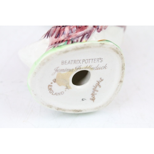 76 - Collection of ten Beswick & Royal Albert Beatrix Potter figures, featuring gold backstamps, to inclu... 