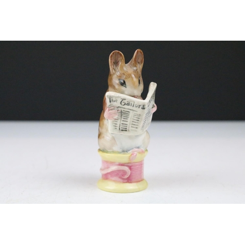 76 - Collection of ten Beswick & Royal Albert Beatrix Potter figures, featuring gold backstamps, to inclu... 