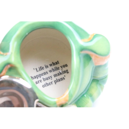 79 - Two Boxed Kevin Francis Face Pots including The Beatles John Lennon ' Life is what happens .... ' an... 