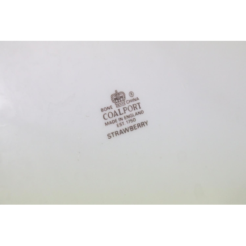 80 - Coalport 'Strawberry' set to include two jugs, two bowl & carry tray