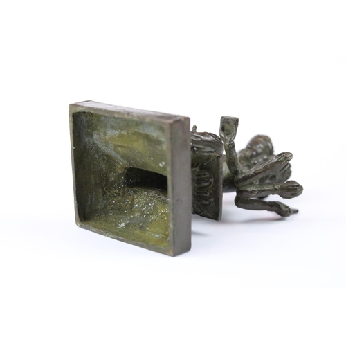 320 - An ornamental  Chinese Six Arms God Mahakala Buddhism Statue