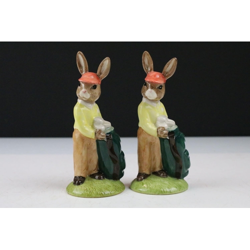 97 - Collection of 16 Royal Doulton Bunnykins figures to include boxed examples, the lot featuring Boy Sc... 