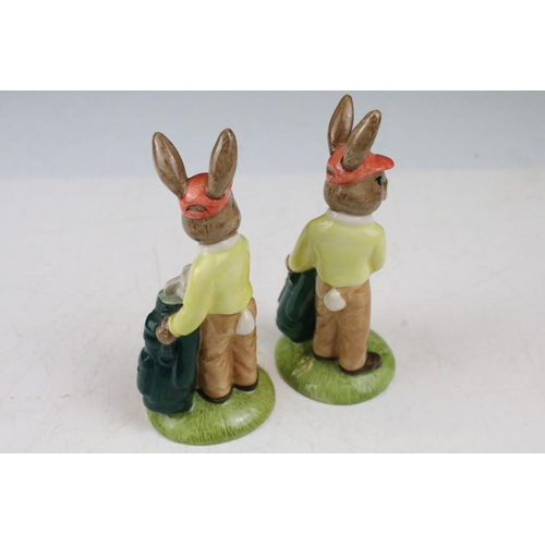97 - Collection of 16 Royal Doulton Bunnykins figures to include boxed examples, the lot featuring Boy Sc... 
