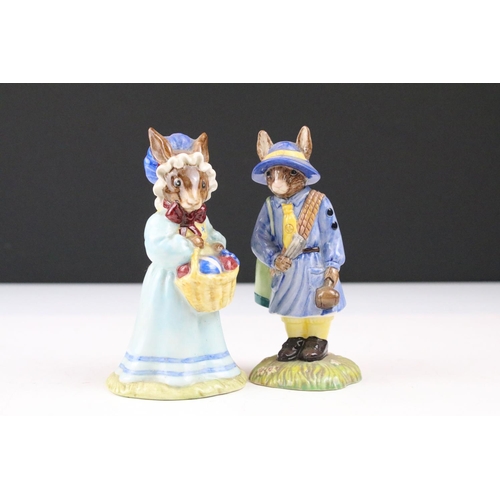 97 - Collection of 16 Royal Doulton Bunnykins figures to include boxed examples, the lot featuring Boy Sc... 