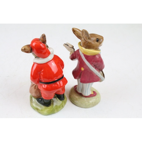 97 - Collection of 16 Royal Doulton Bunnykins figures to include boxed examples, the lot featuring Boy Sc... 