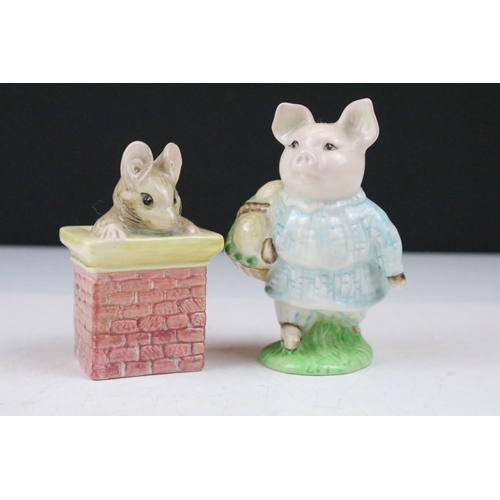 103 - Collection of 15 Beswick & Royal Albert Beatrix Potter porcelain figures to include Beswick Peter Ra... 